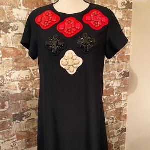 Karta Emellished Shift Dress